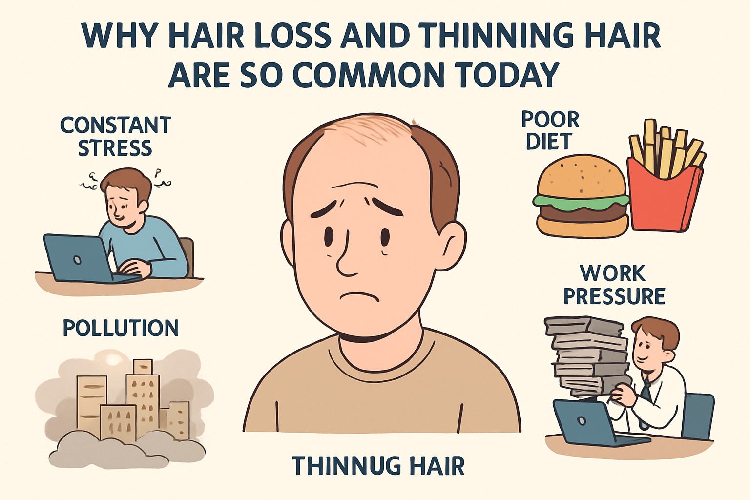 Hair Loss and Thinning Hair Are So Common Today