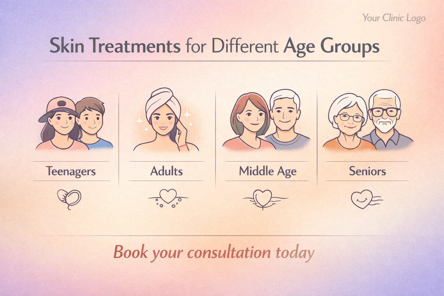 Skin Treatments for Different Age Groups