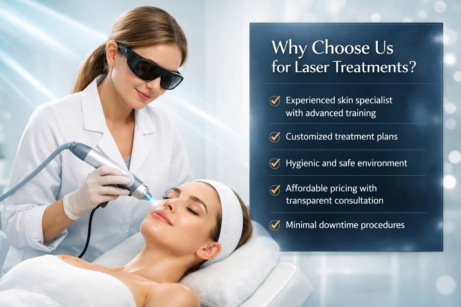 Us for Laser Treatments