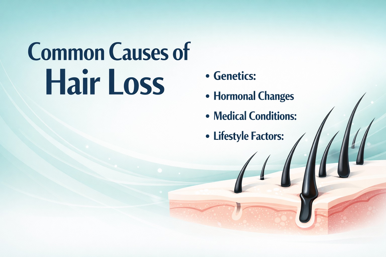 Common Causes of Hair Loss