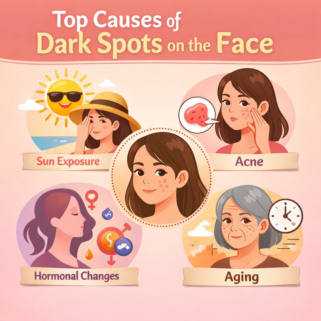 Top Causes of Dark Spots on the Face