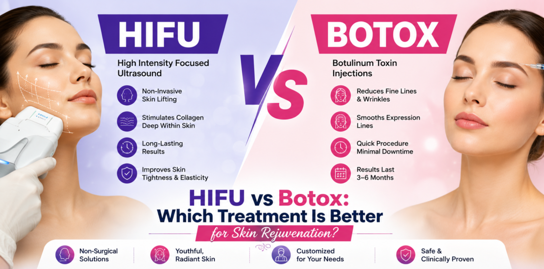 HIFU vs Botox: Which Treatment Is Better for Skin Rejuvenation?