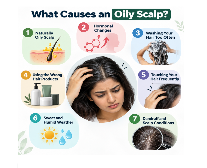 What Causes an Oily Scalp?