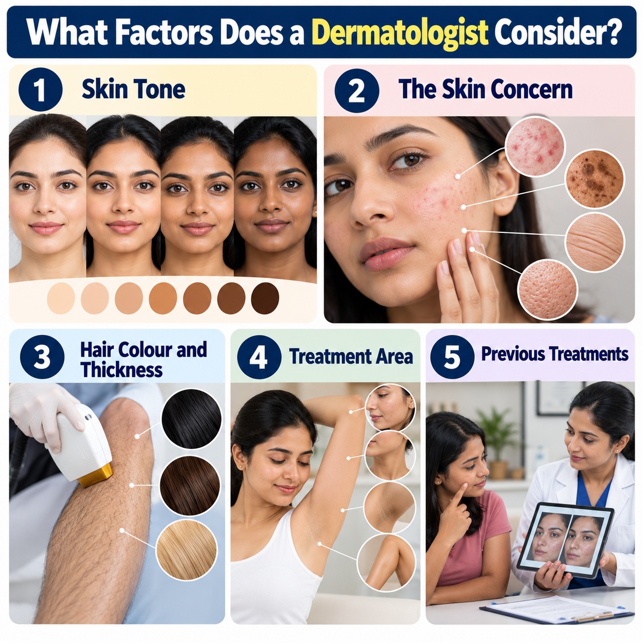 What Factors Does a Dermatologist Consider